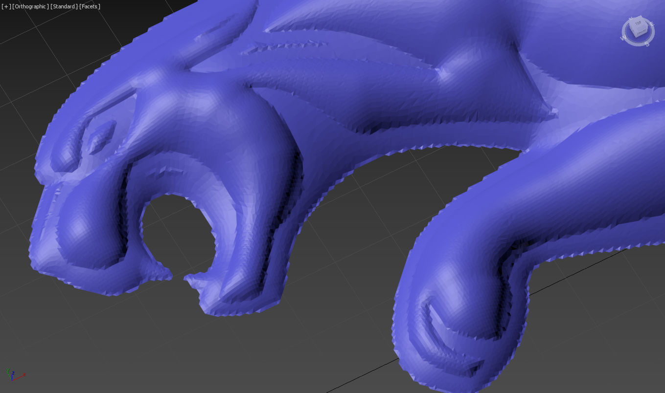 Jaguar panther logo 3D print model 3D print model_7