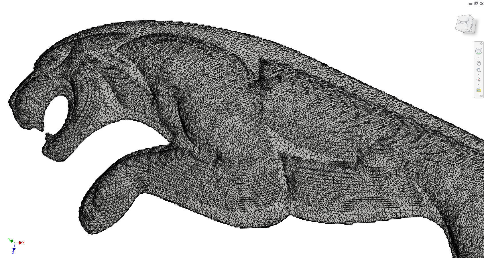 Jaguar panther logo 3D print model 3D print model_15