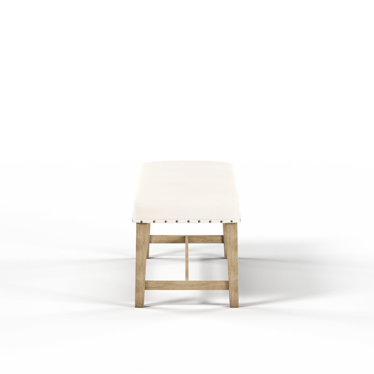 Maison Rouge Carson Caramel Rectangular Table Dining Set Low-poly 3D model_6