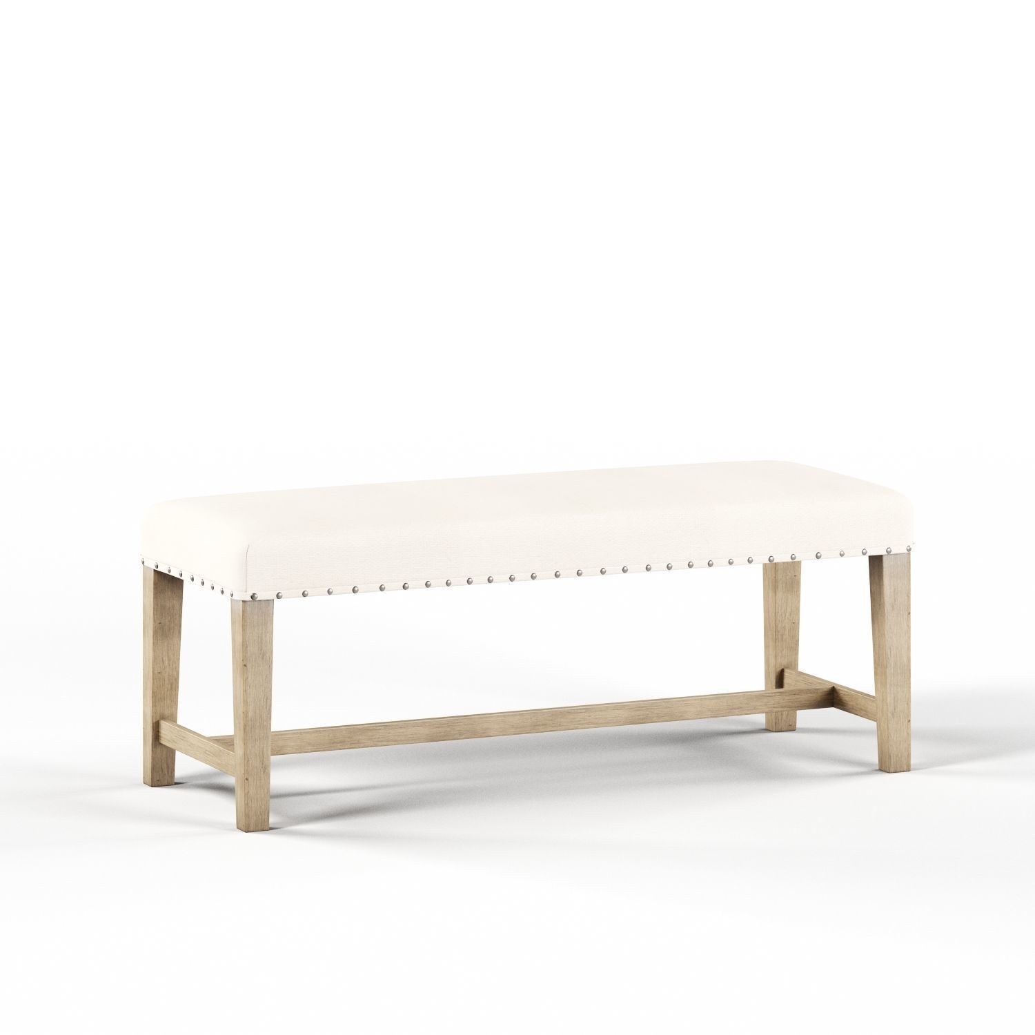 Maison Rouge Carson Caramel Rectangular Table Dining Set Low-poly 3D model_4