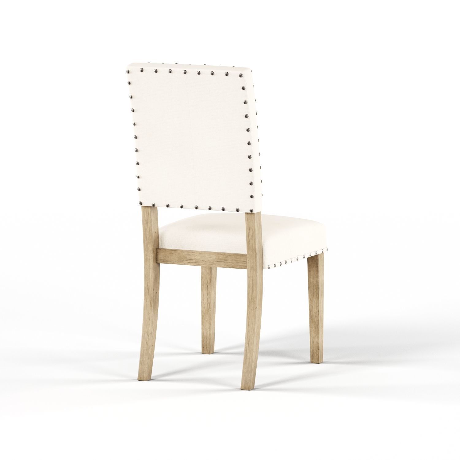 Maison Rouge Carson Caramel Rectangular Table Dining Set Low-poly 3D model_13