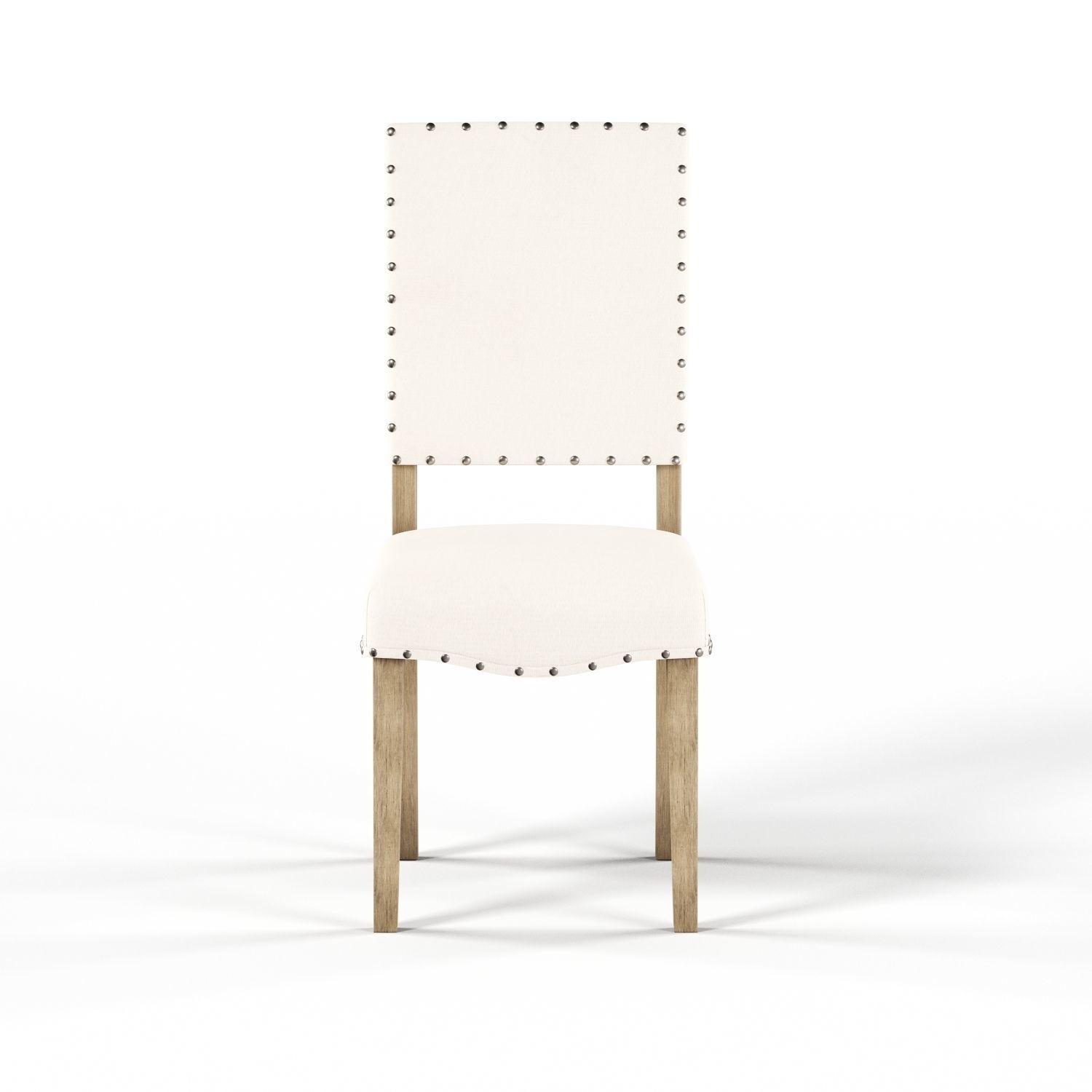 Maison Rouge Carson Caramel Rectangular Table Dining Set Low-poly 3D model_10