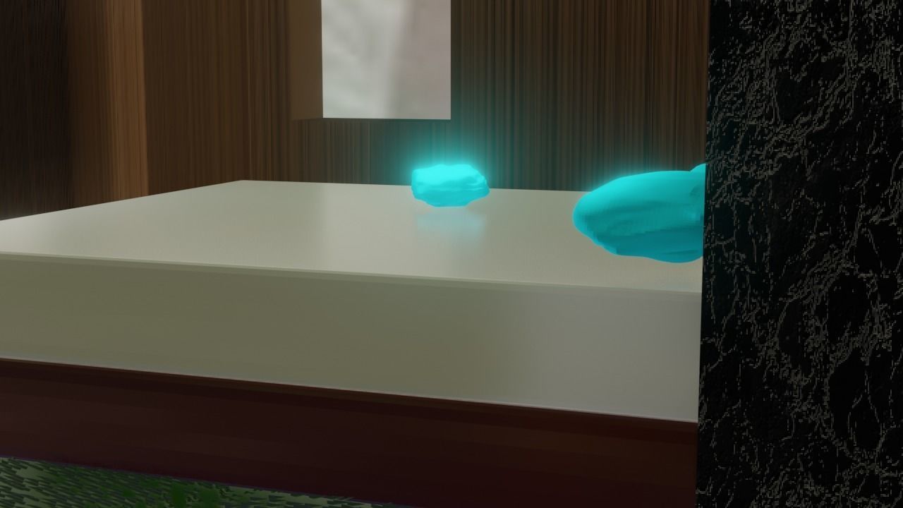 Bed Room Free low-poly 3D model_2