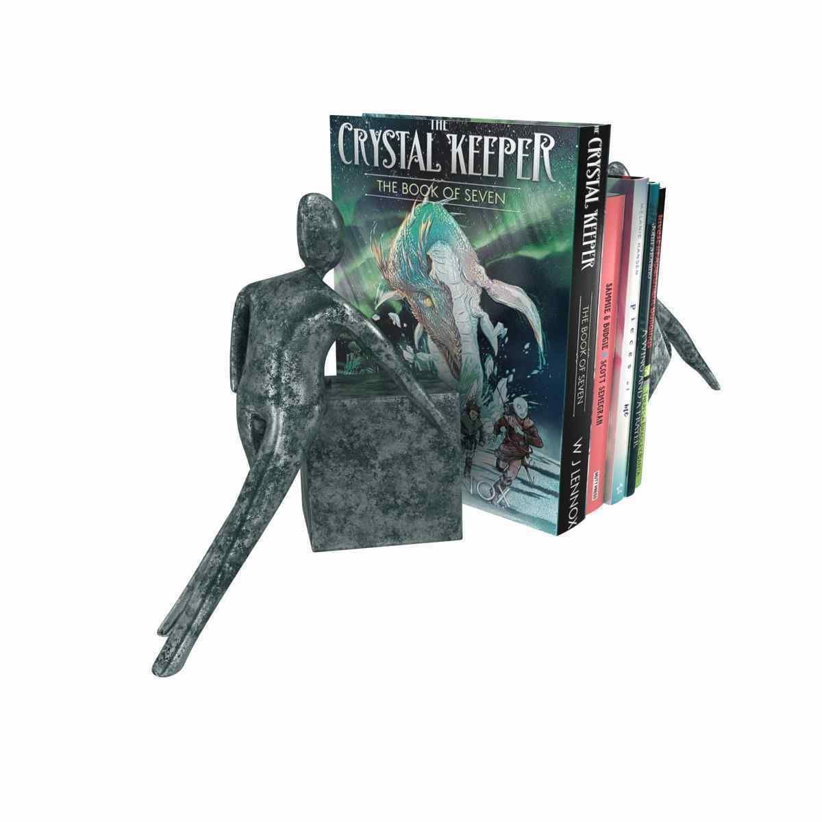 Gardeco ANTE and RETRO CYBUS Bronze bookend 3d model 3D model_5