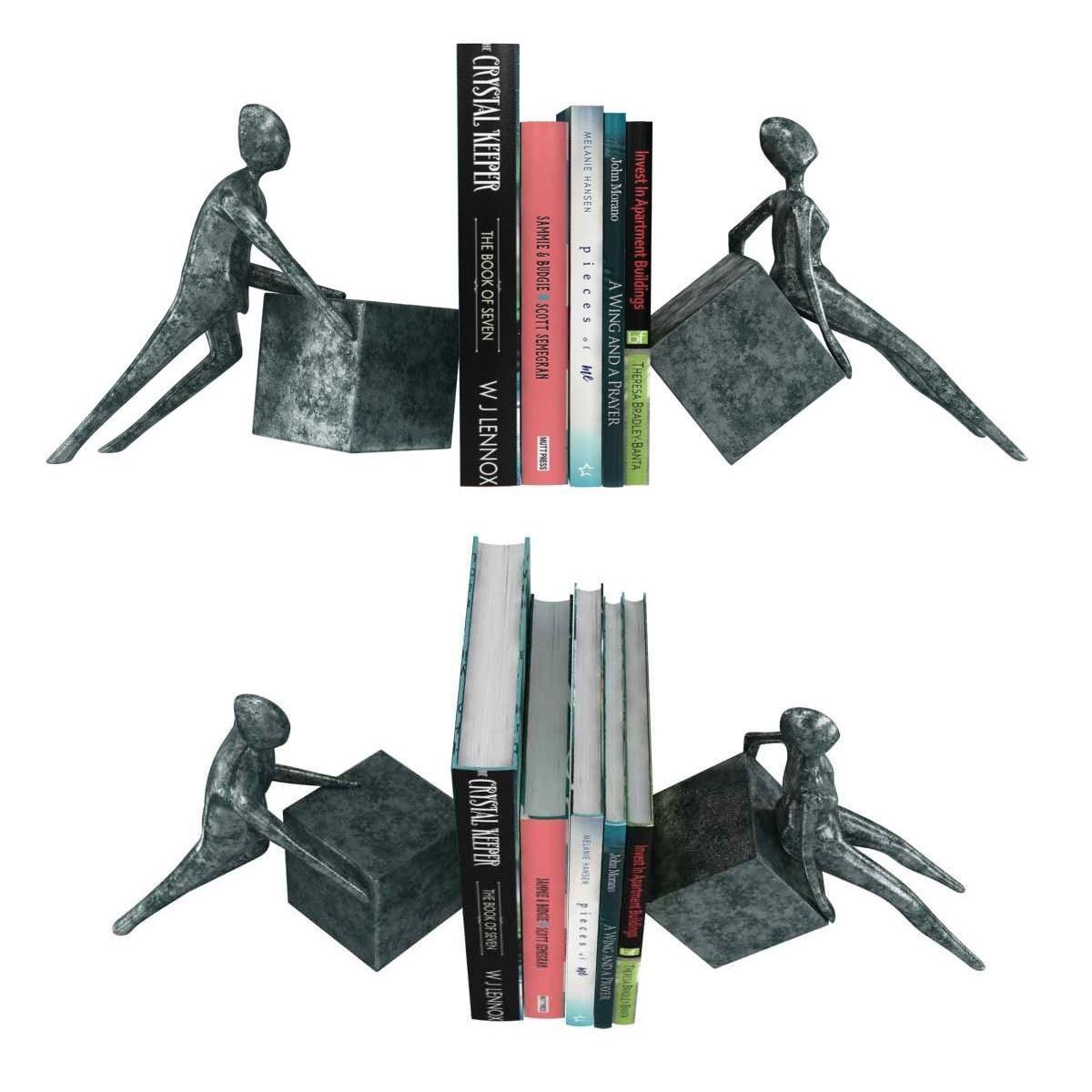 Gardeco ANTE and RETRO CYBUS Bronze bookend 3d model 3D model_1