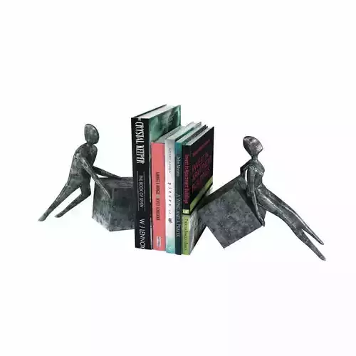 Gardeco ANTE and RETRO CYBUS Bronze bookend 3d model