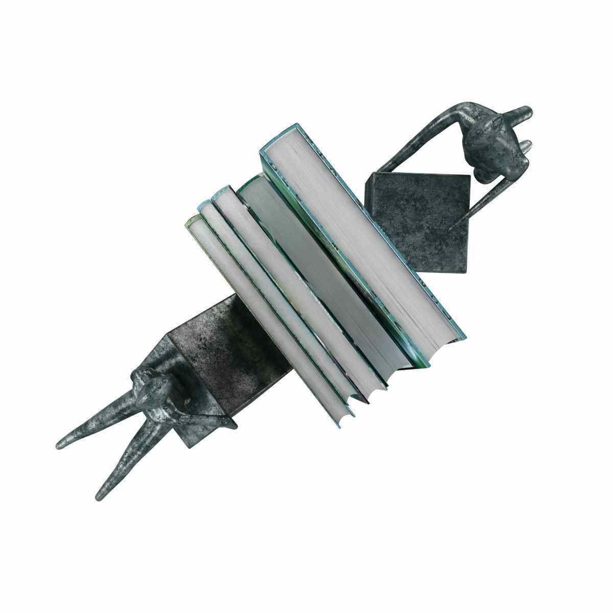 Gardeco ANTE and RETRO CYBUS Bronze bookend 3d model 3D model_7