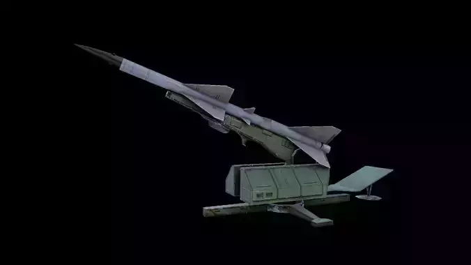 S75 SAM-2 Anti Aircraft Missile Launcher