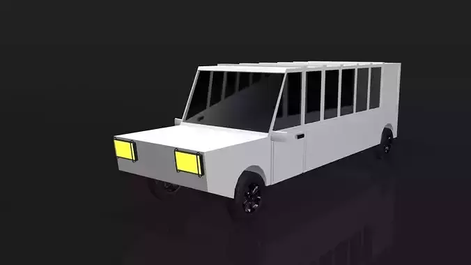 City Van 3d Model V2