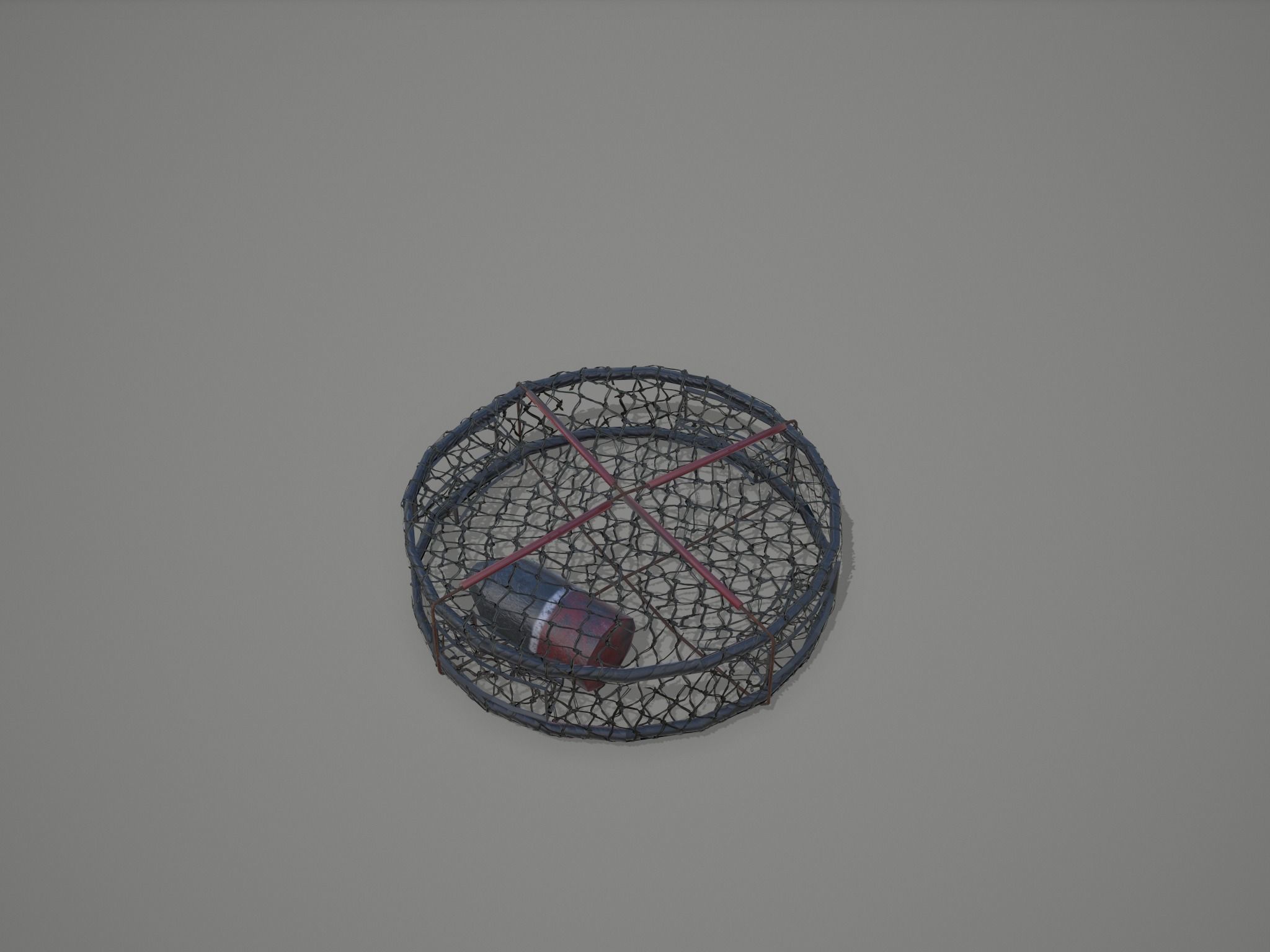 Crab and Lobster Traps - PBR and Game Ready Low-poly 3D model_5