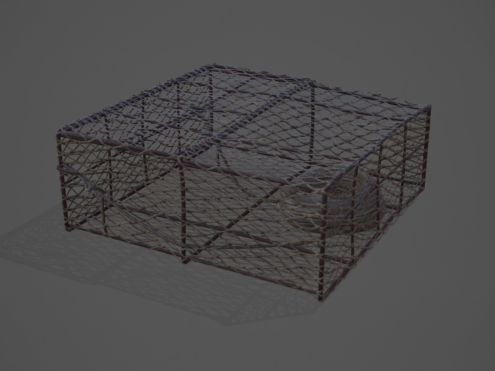 Crab and Lobster Traps - PBR and Game Ready Low-poly 3D model_2