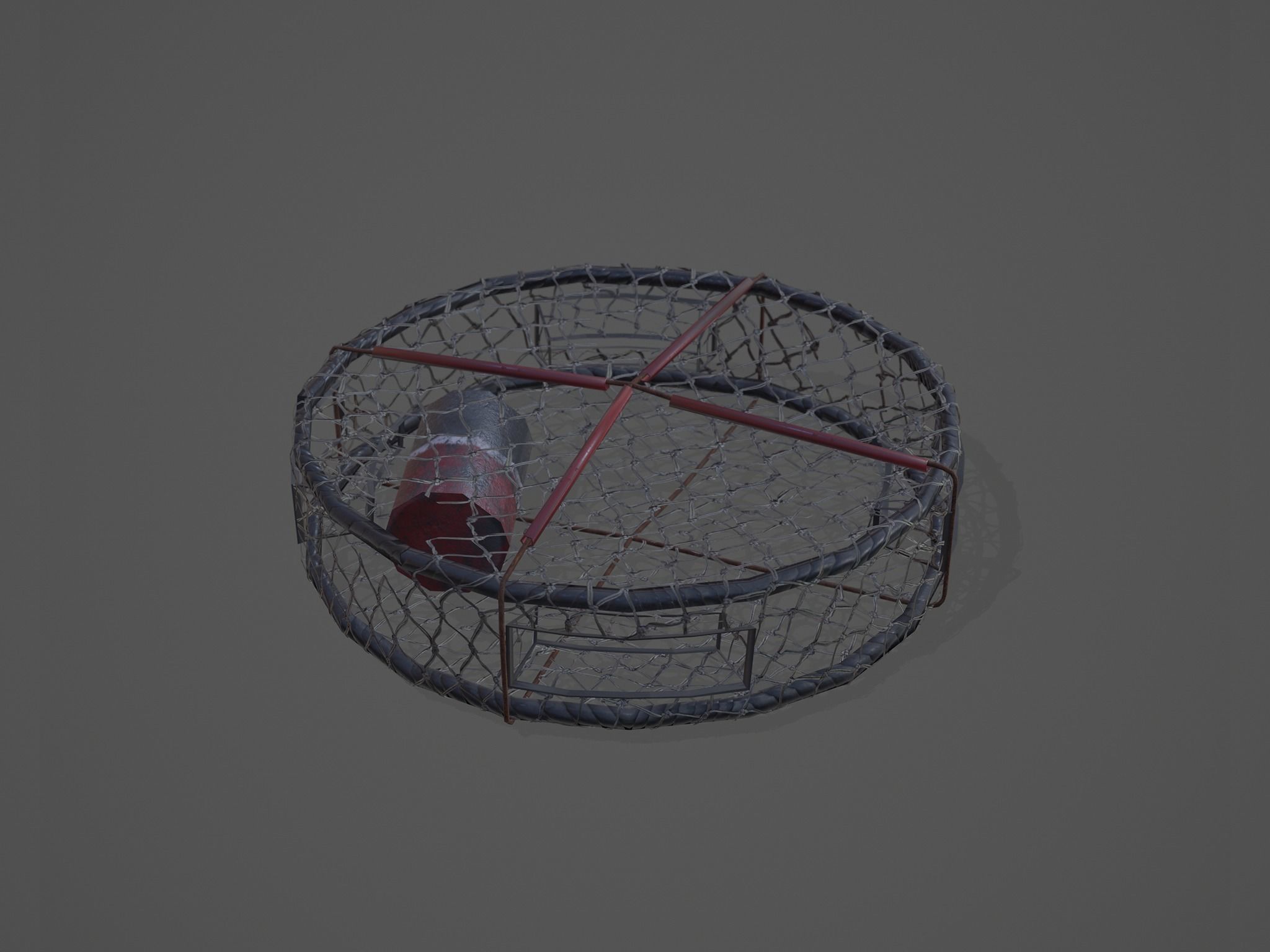 Crab and Lobster Traps - PBR and Game Ready Low-poly 3D model_7