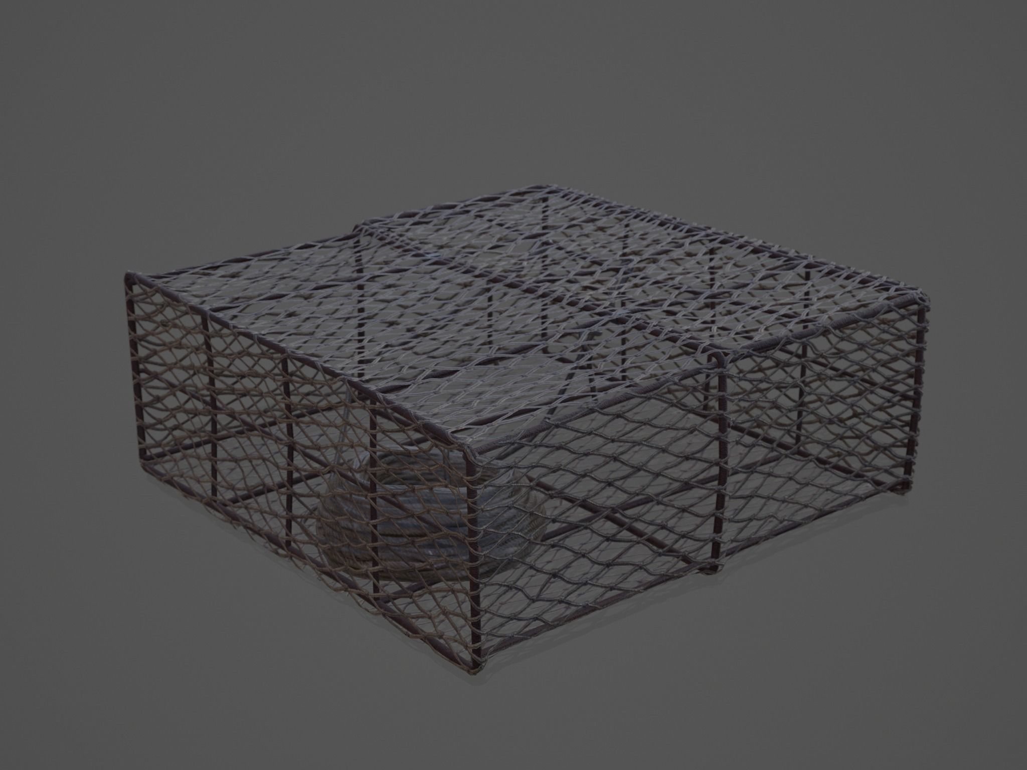 Crab and Lobster Traps - PBR and Game Ready Low-poly 3D model_4
