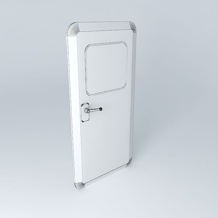 Ship Hatch Door Free 3D model_4