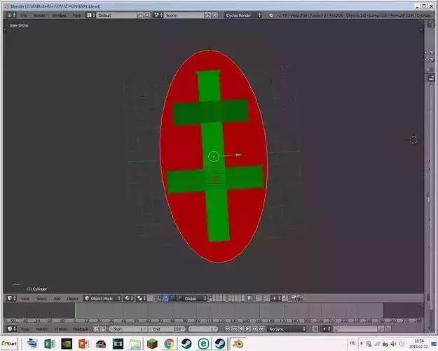 Civilization VI Hungary scutcheon 3D print model