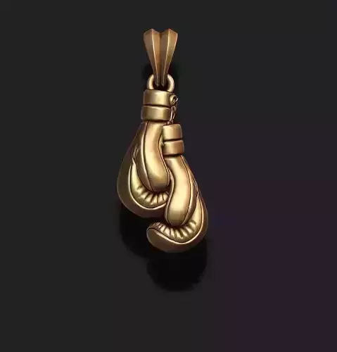 boxing gloves pendant 3D print model