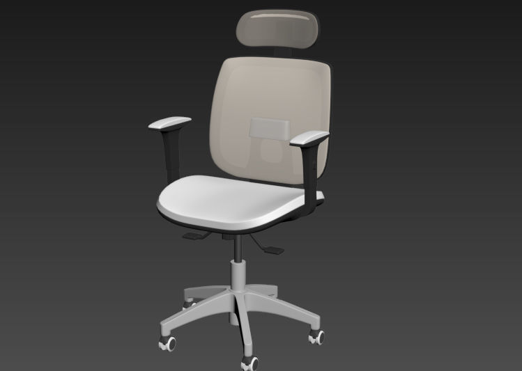 Office Chair with Multi Options 3D model_19
