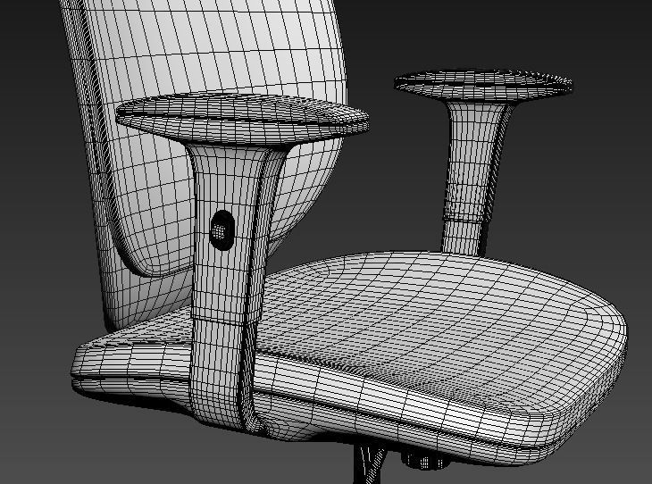 Office Chair with Multi Options 3D model_22