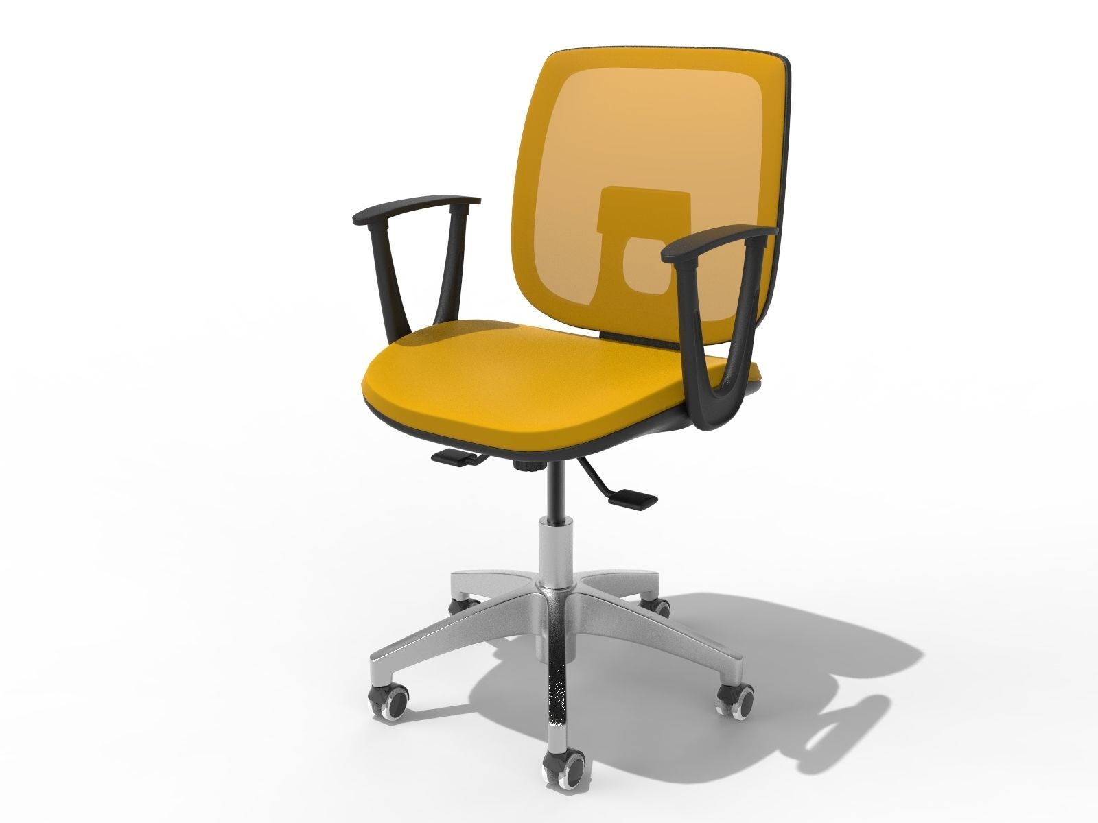 Office Chair with Multi Options 3D model_7