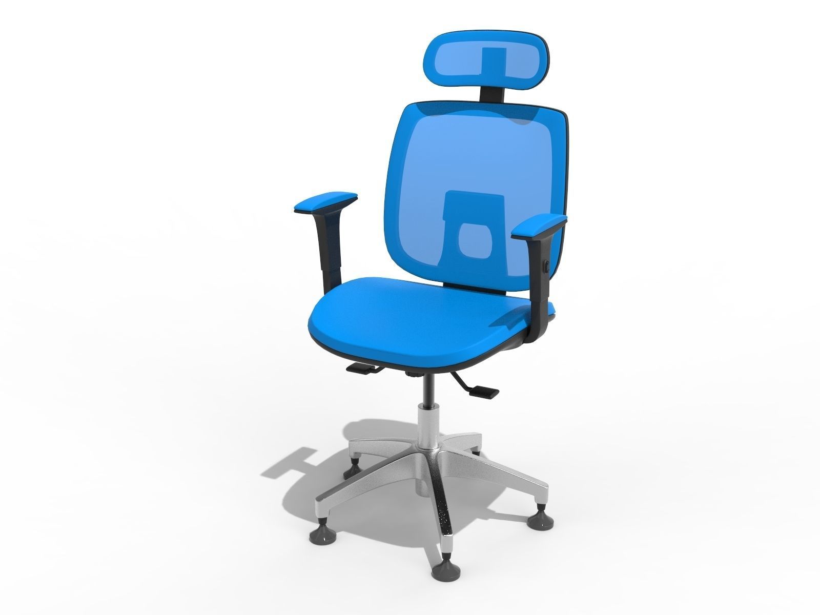 Office Chair with Multi Options 3D model_2