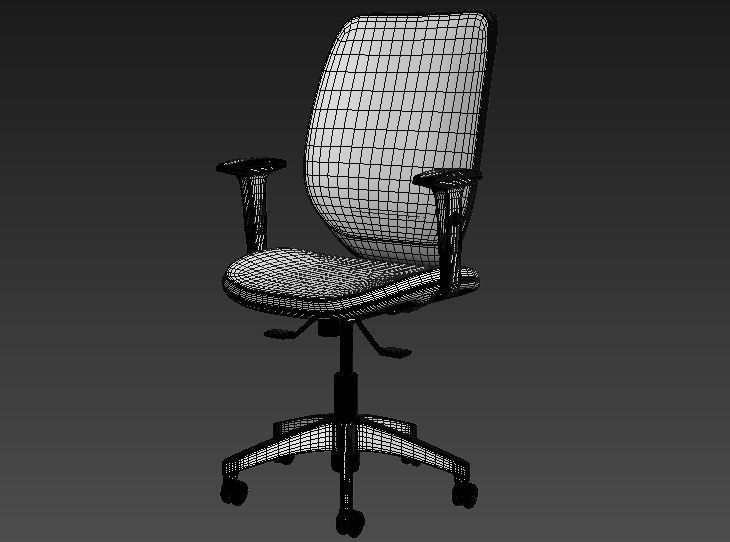 Office Chair with Multi Options 3D model_28