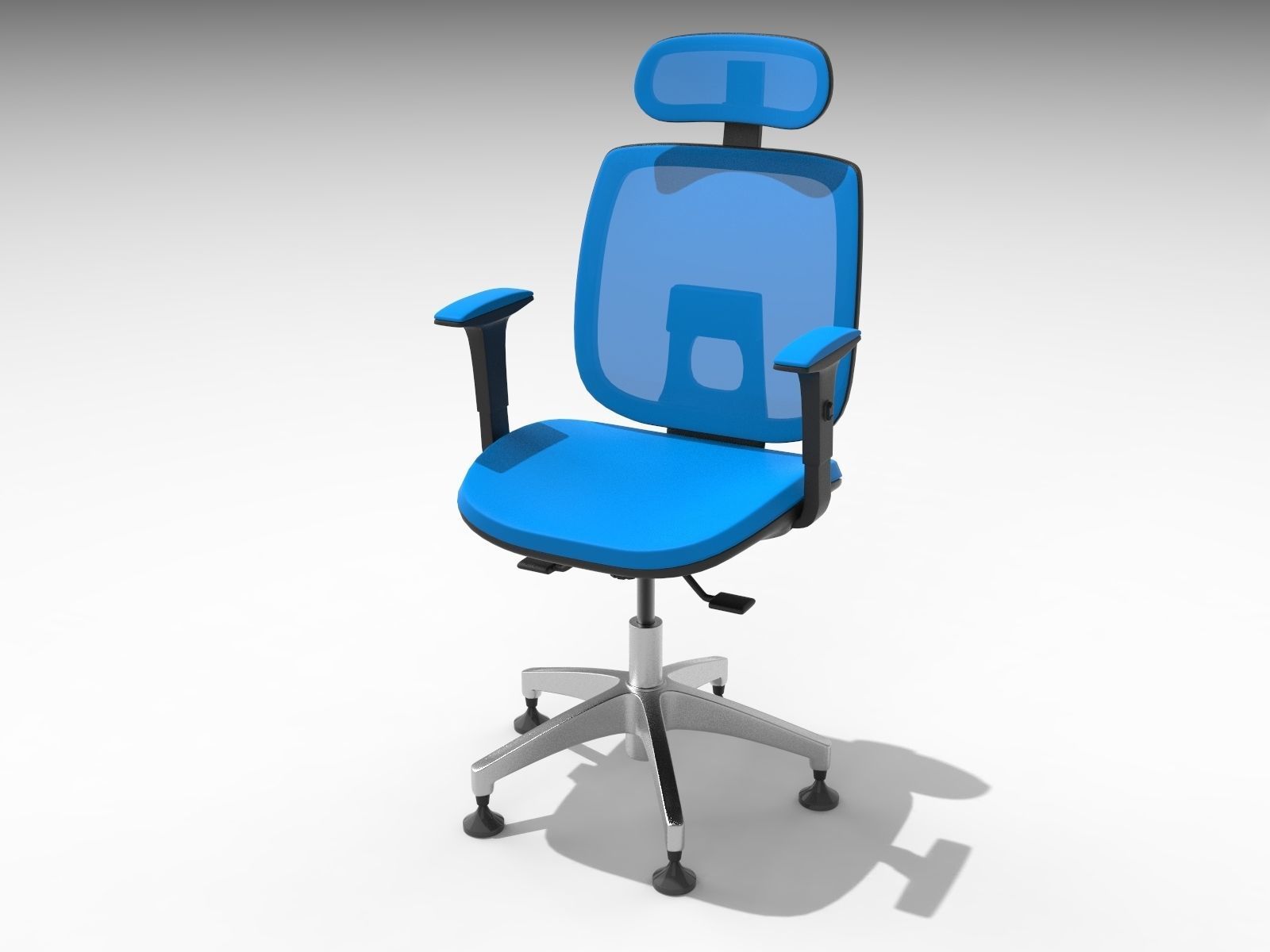 Office Chair with Multi Options 3D model_9