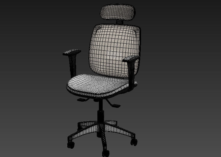 Office Chair with Multi Options 3D model_20