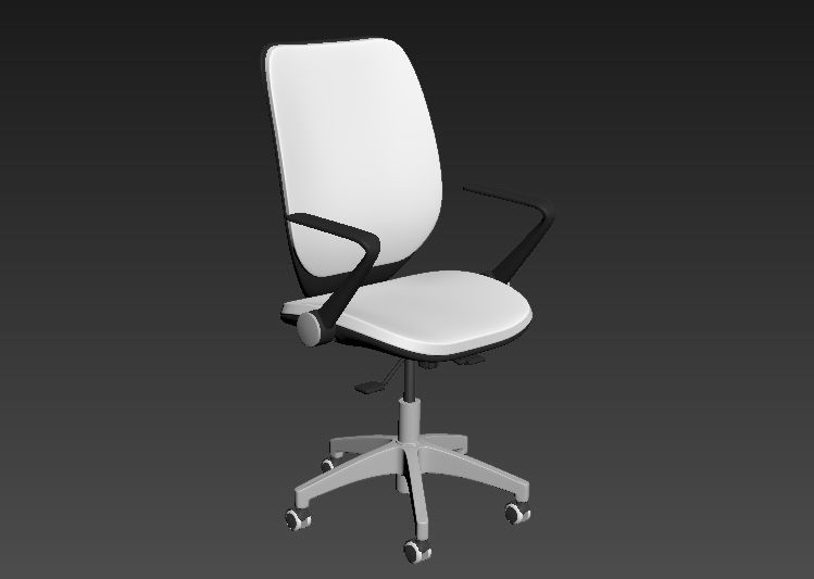 Office Chair with Multi Options 3D model_24