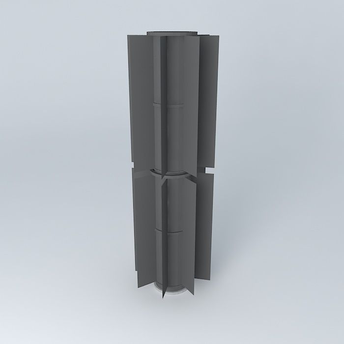 Radio Thermal Generator NASA Style RTG Free 3D model_1