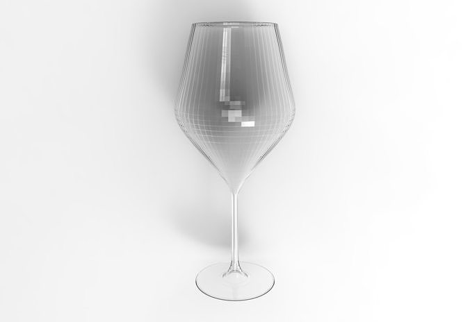 Lowpoly Wine Cup Low-poly 3D model