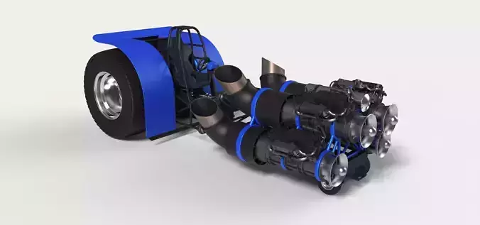 Jet pulling tractor 2