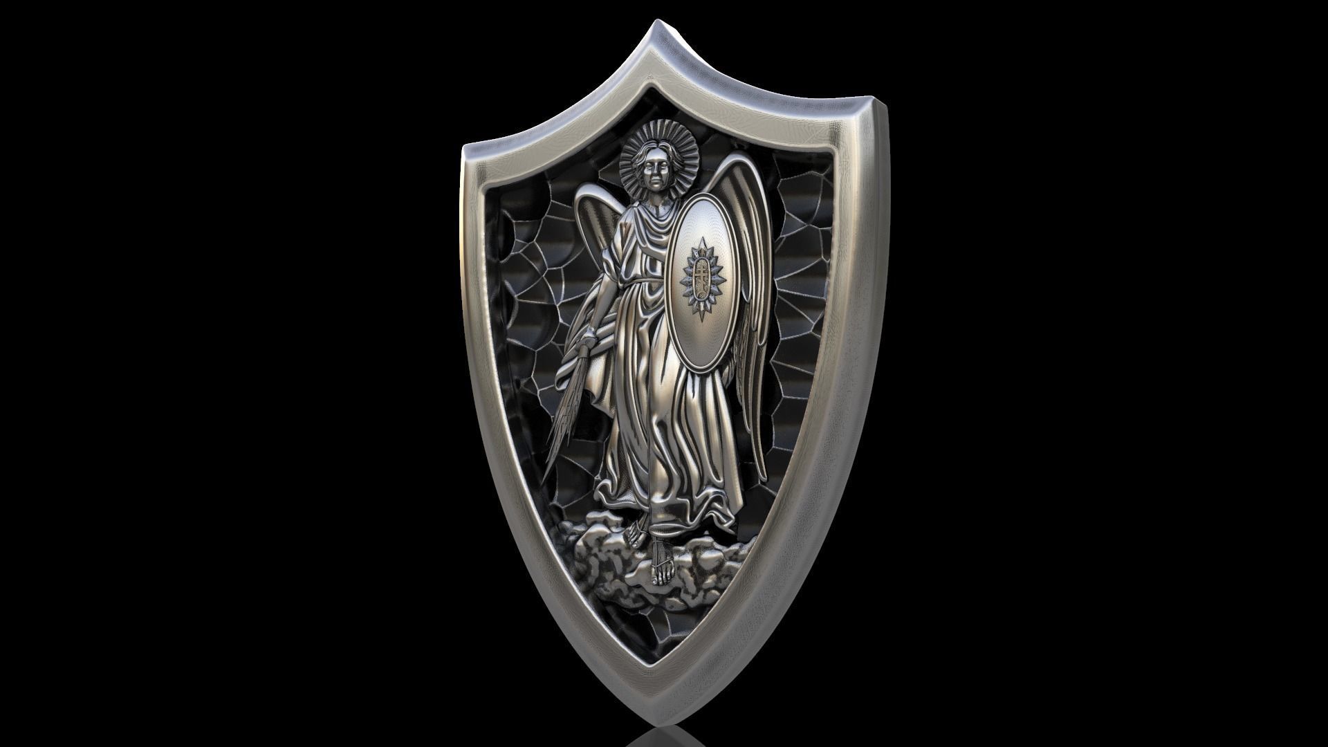 Saint Michael Archangel 3D print model_1