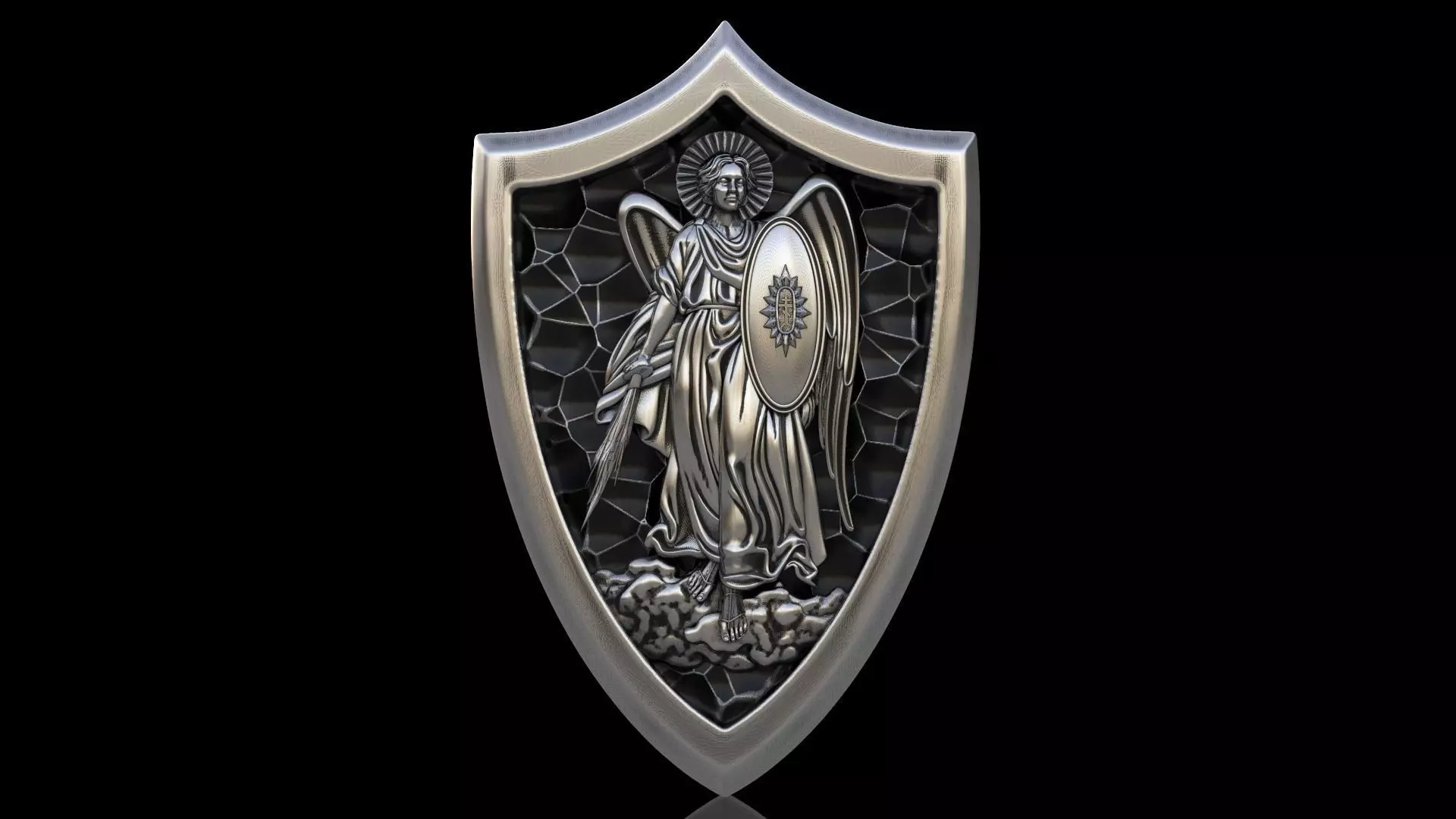 Saint Michael Archangel 3D print model_0