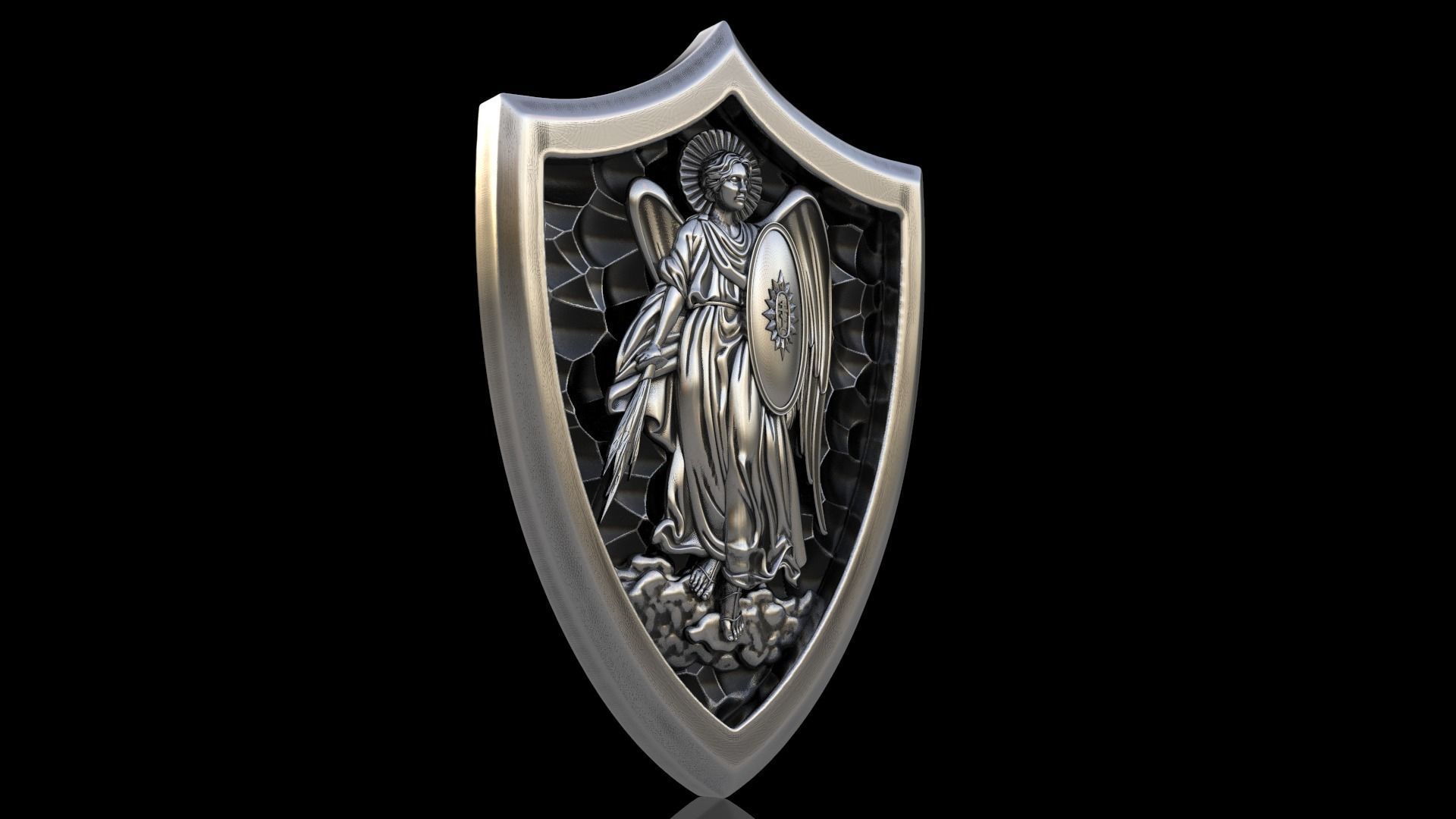 Saint Michael Archangel 3D print model_2