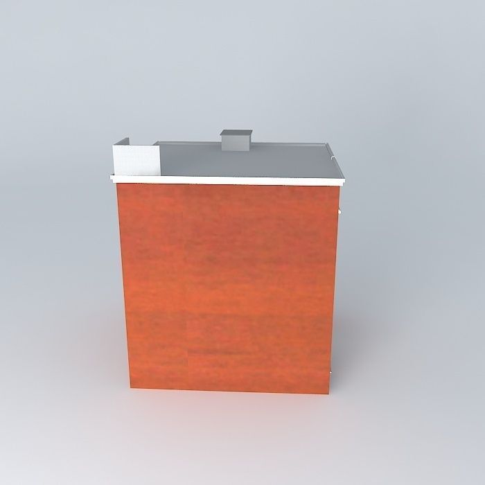 Dal Tex Building (As in 1963) Free 3D model_1