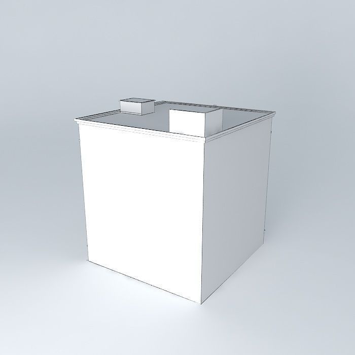 Dal Tex Building (As in 1963) Free 3D model_4