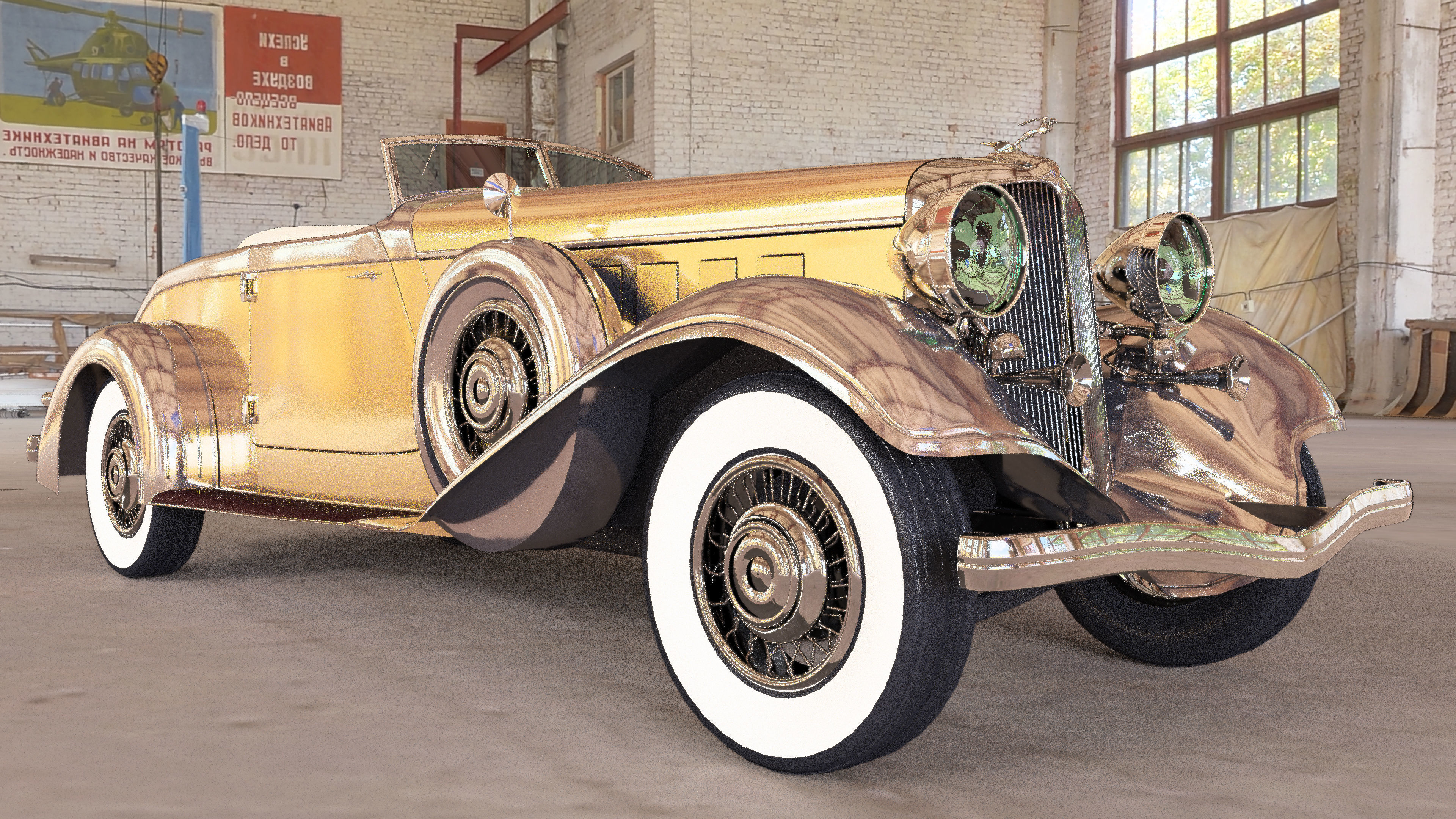 Chrysler Imperial 1932 Low-poly 3D model_1