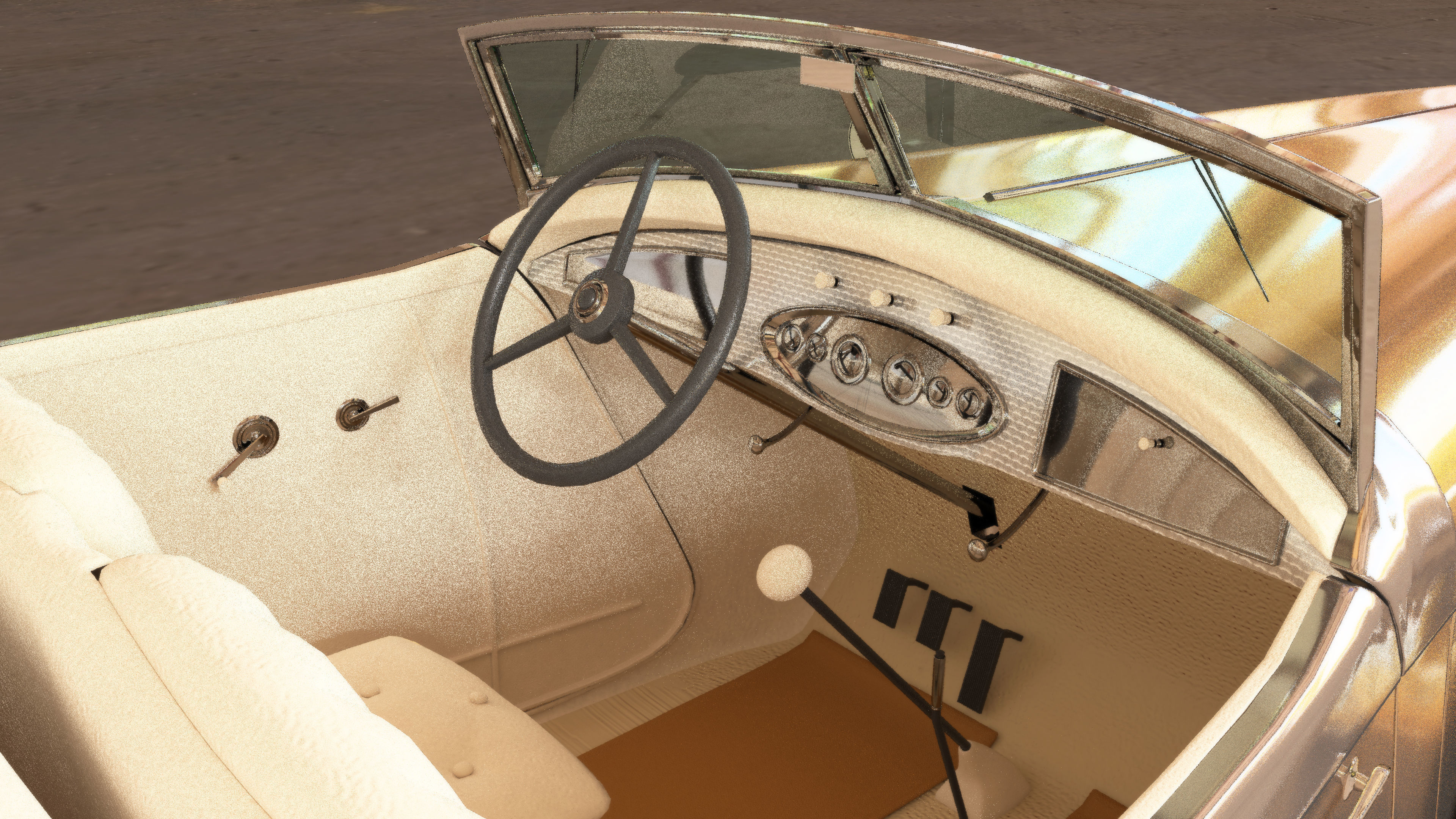 Chrysler Imperial 1932 Low-poly 3D model_8