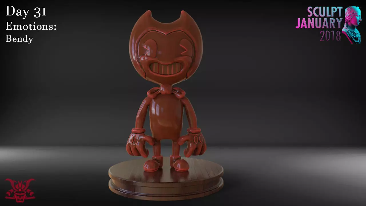 Bendy Sculpture Timelapse and Model 3D print model
