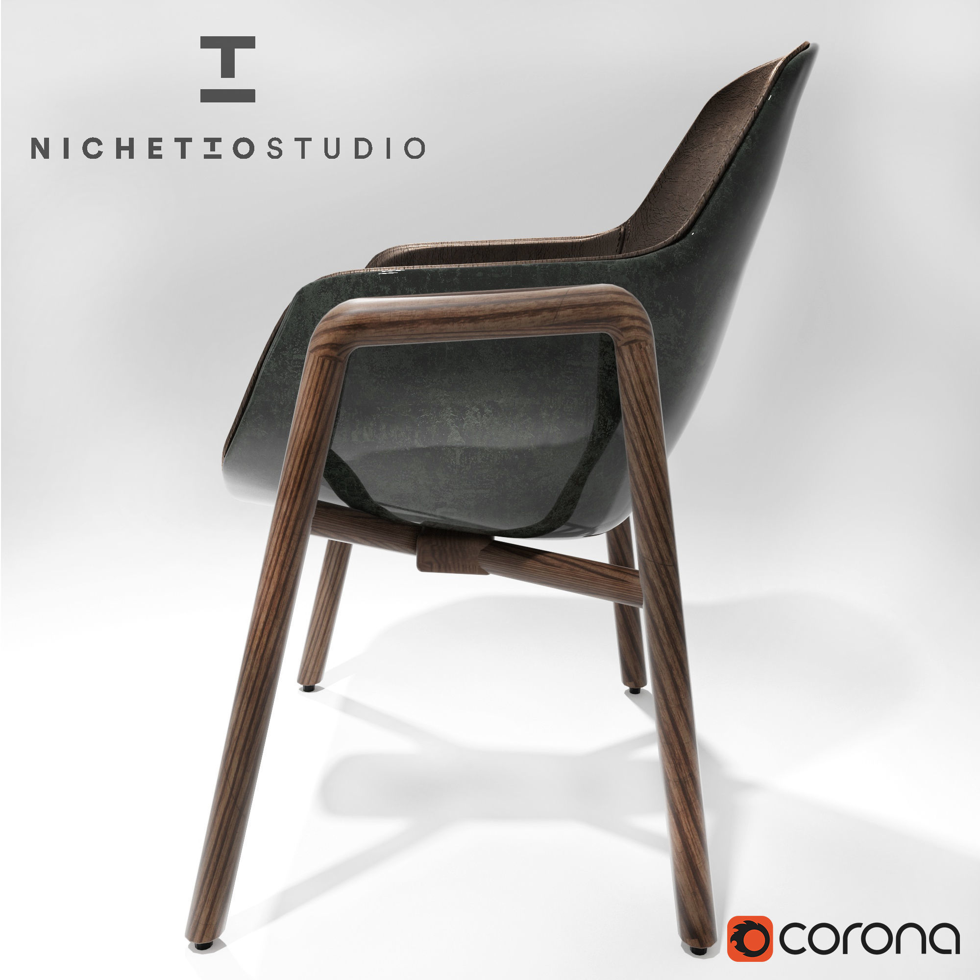 Stella chair by Luca Nichetto 3D model_1