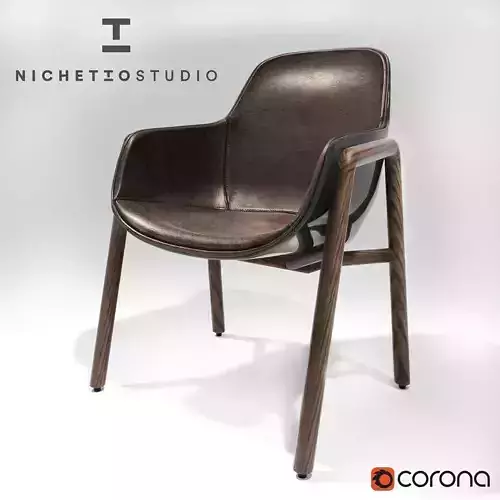 Stella chair by Luca Nichetto 3D model