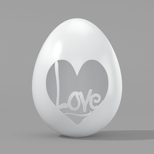 Egg Sculpture N002 3D print model