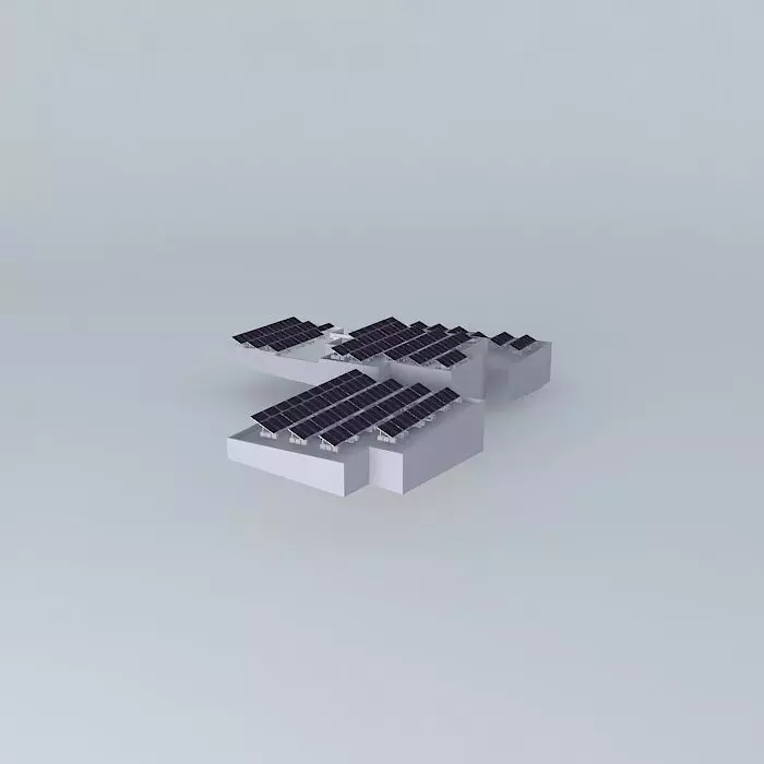 Jerusalem solar panels Free 3D model