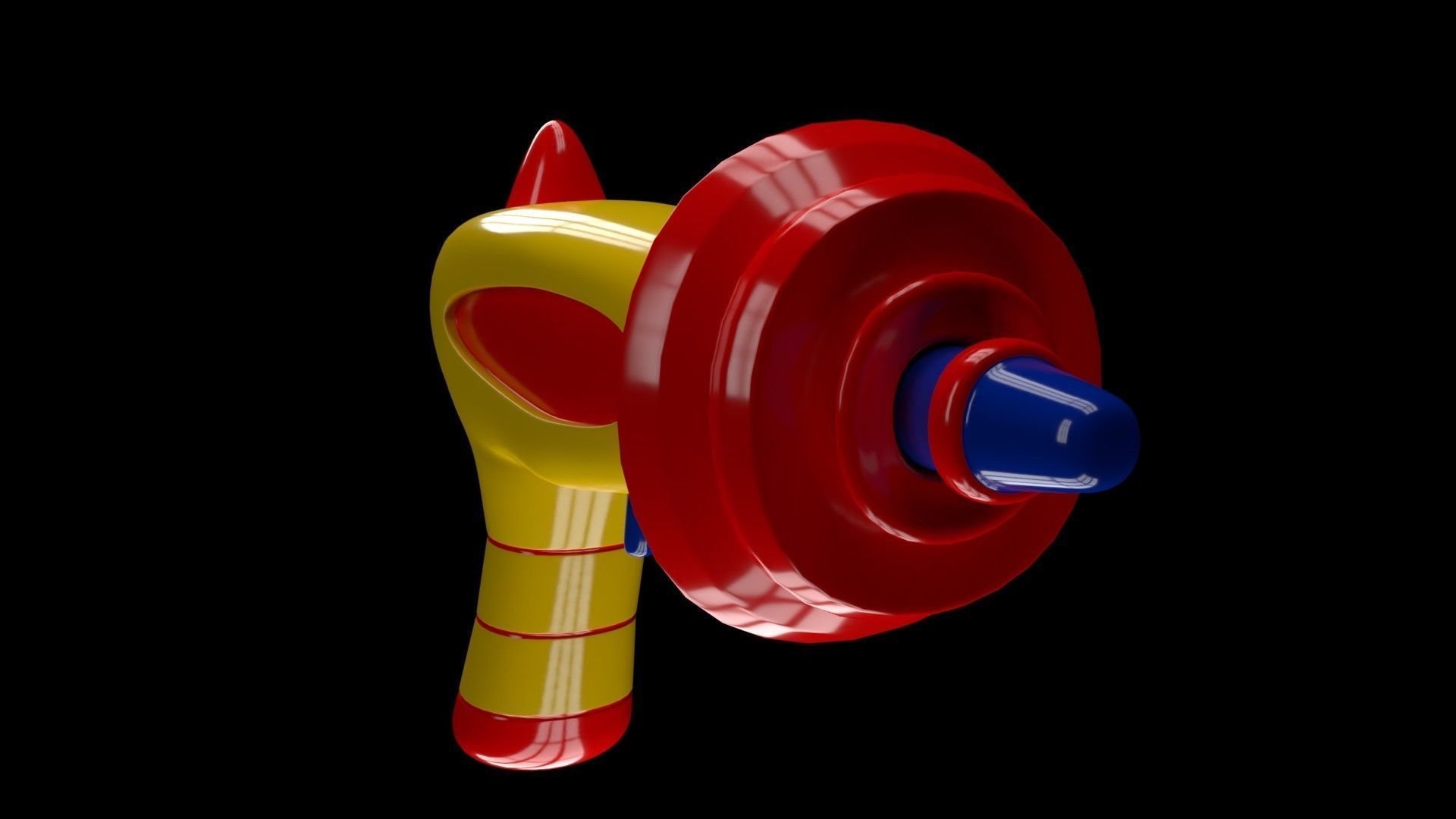Baby blaster 3D model_4