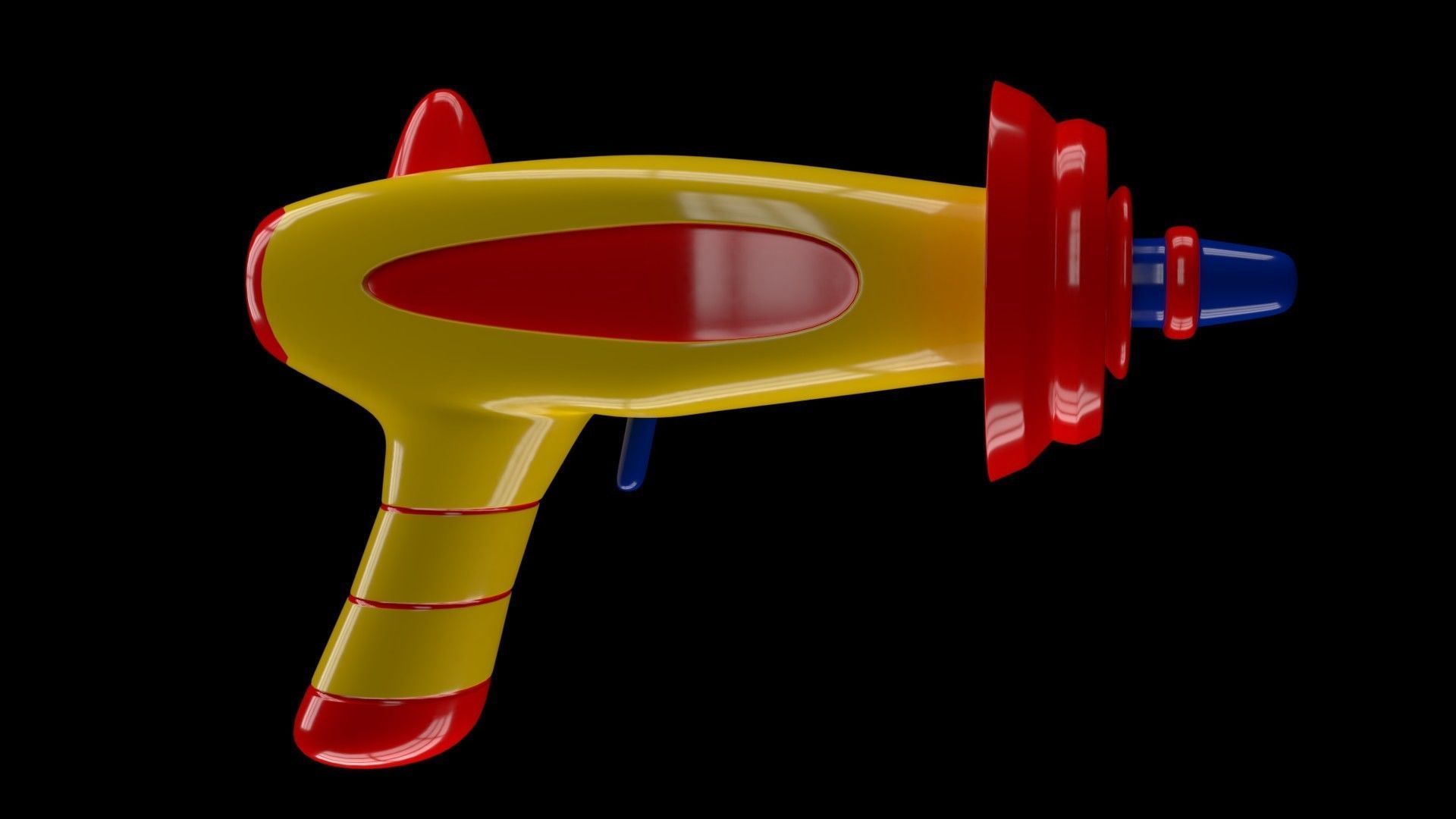 Baby blaster 3D model_1