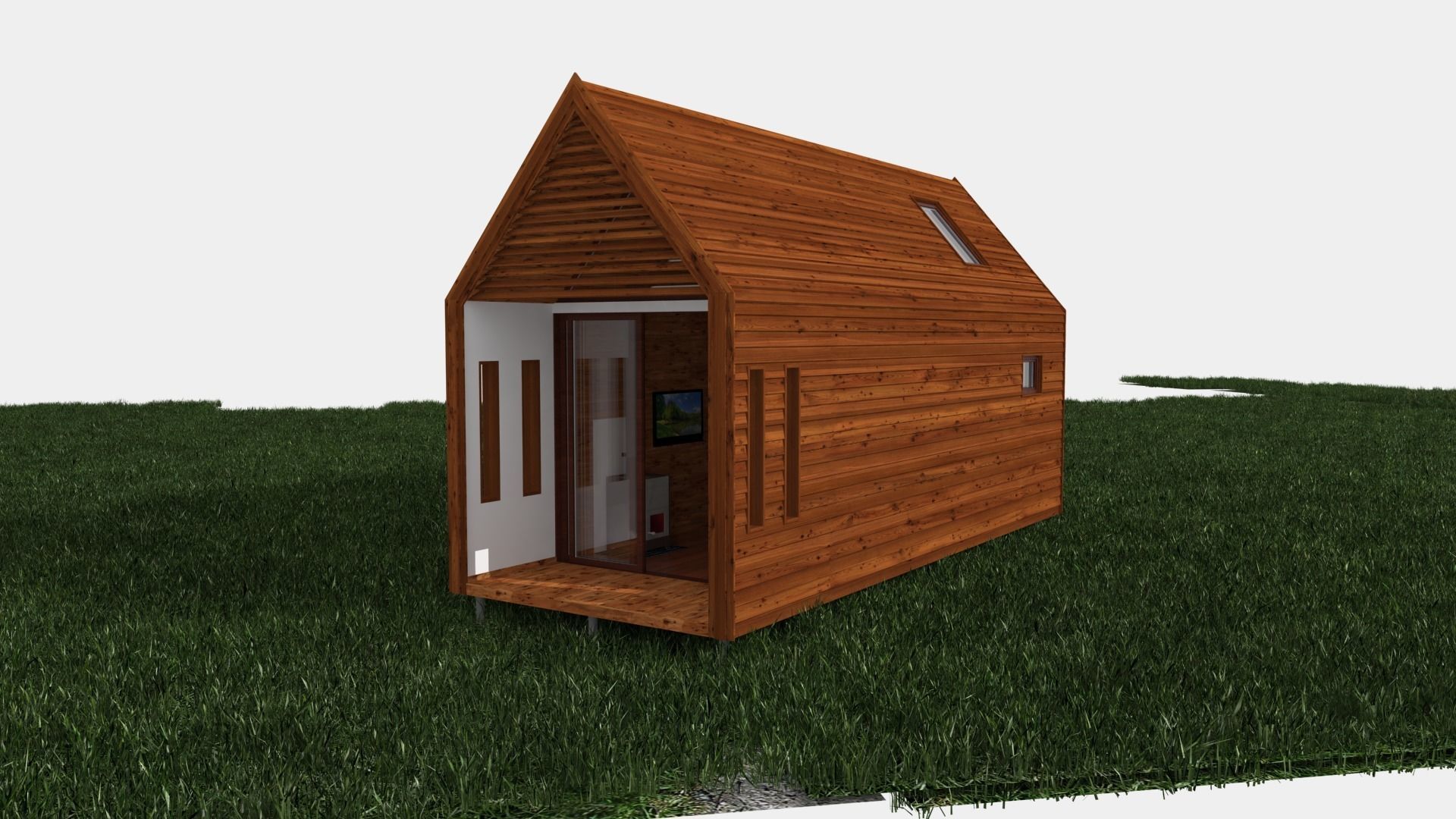 Modular private house 3D model_7