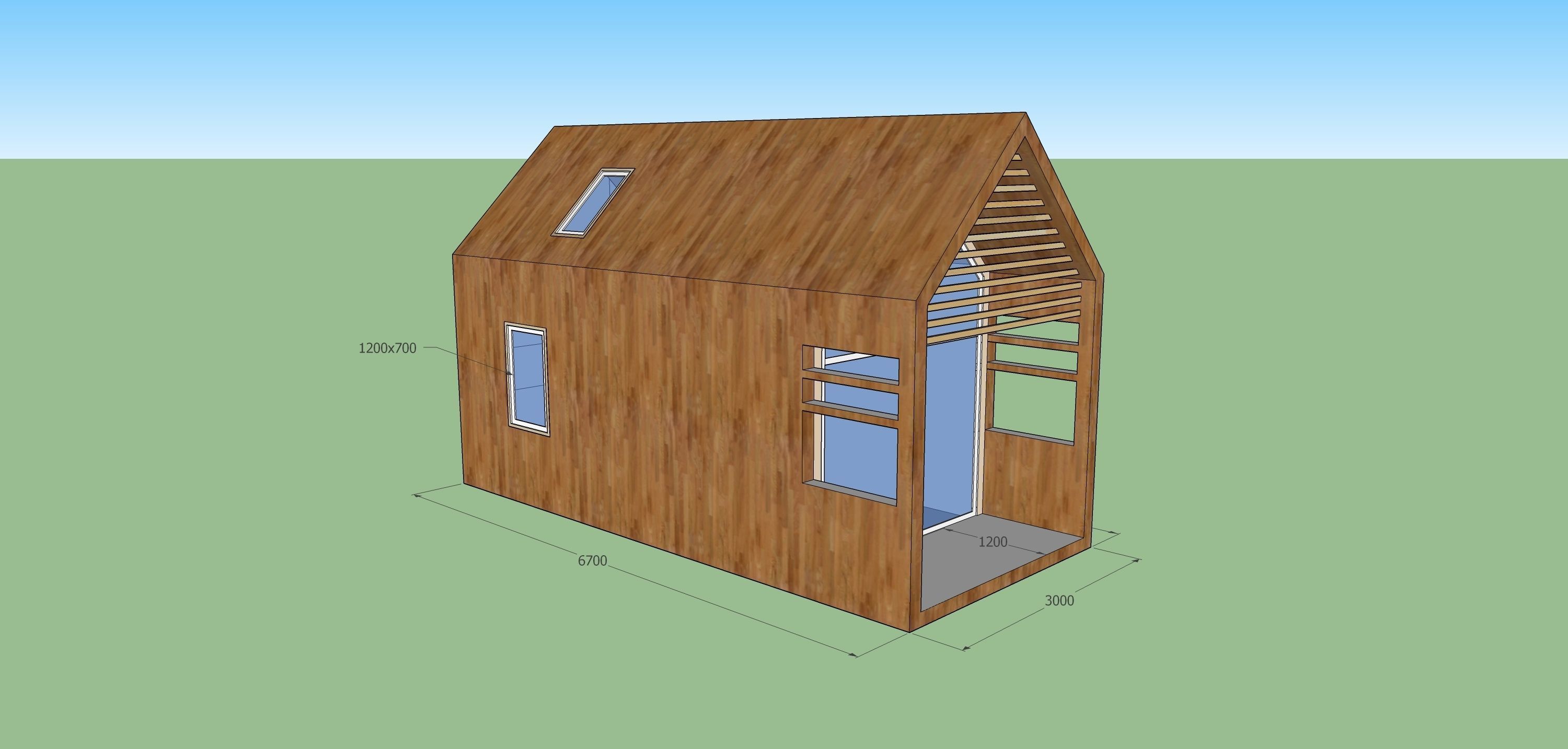 Modular private house 3D model_18