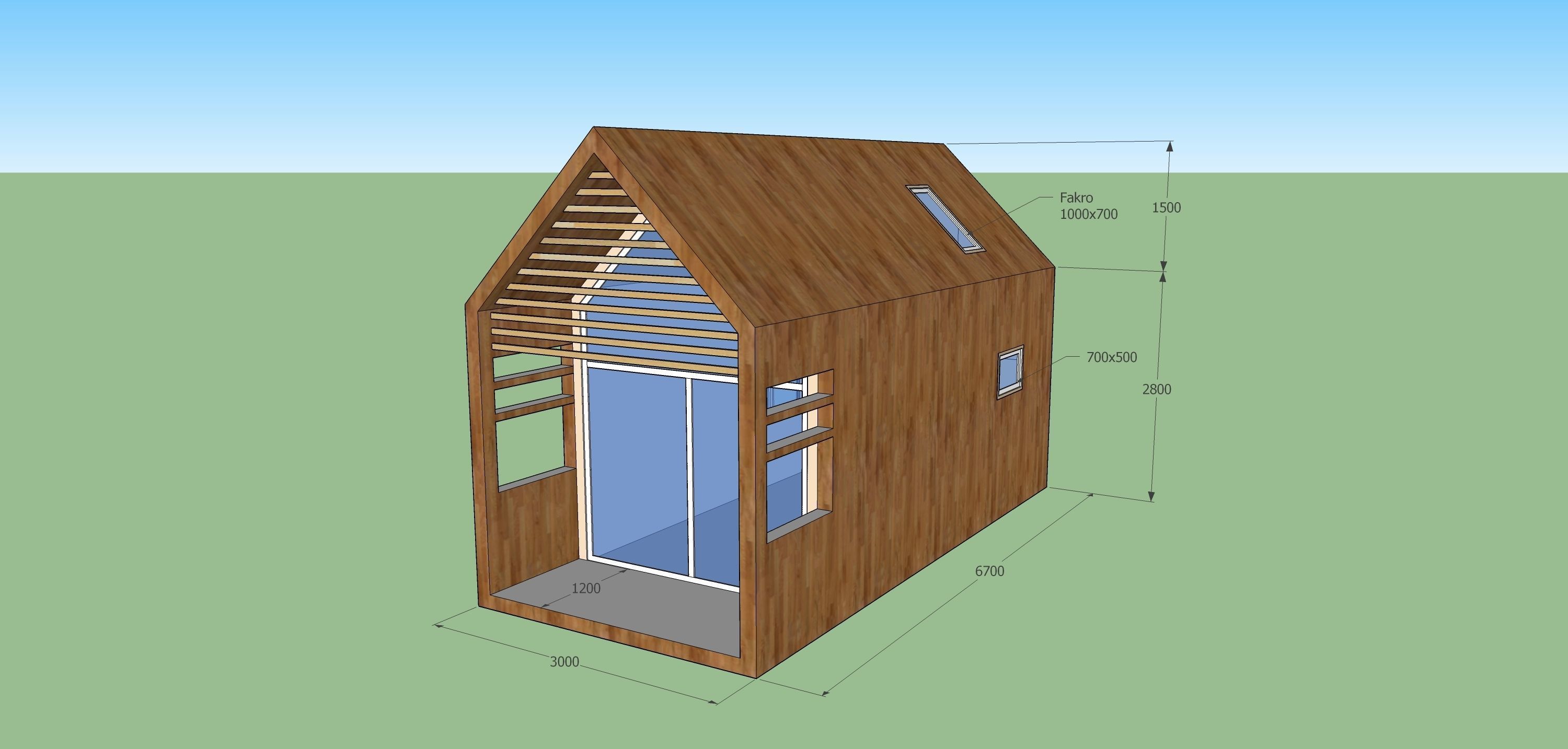 Modular private house 3D model_17