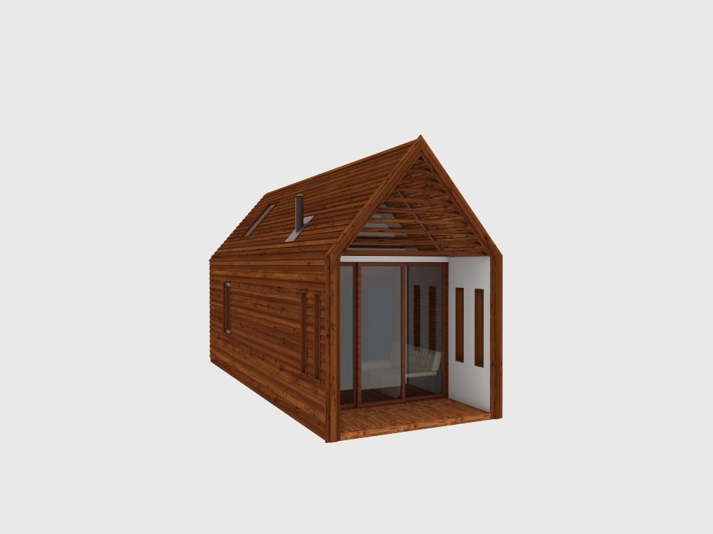 Modular private house 3D model_10