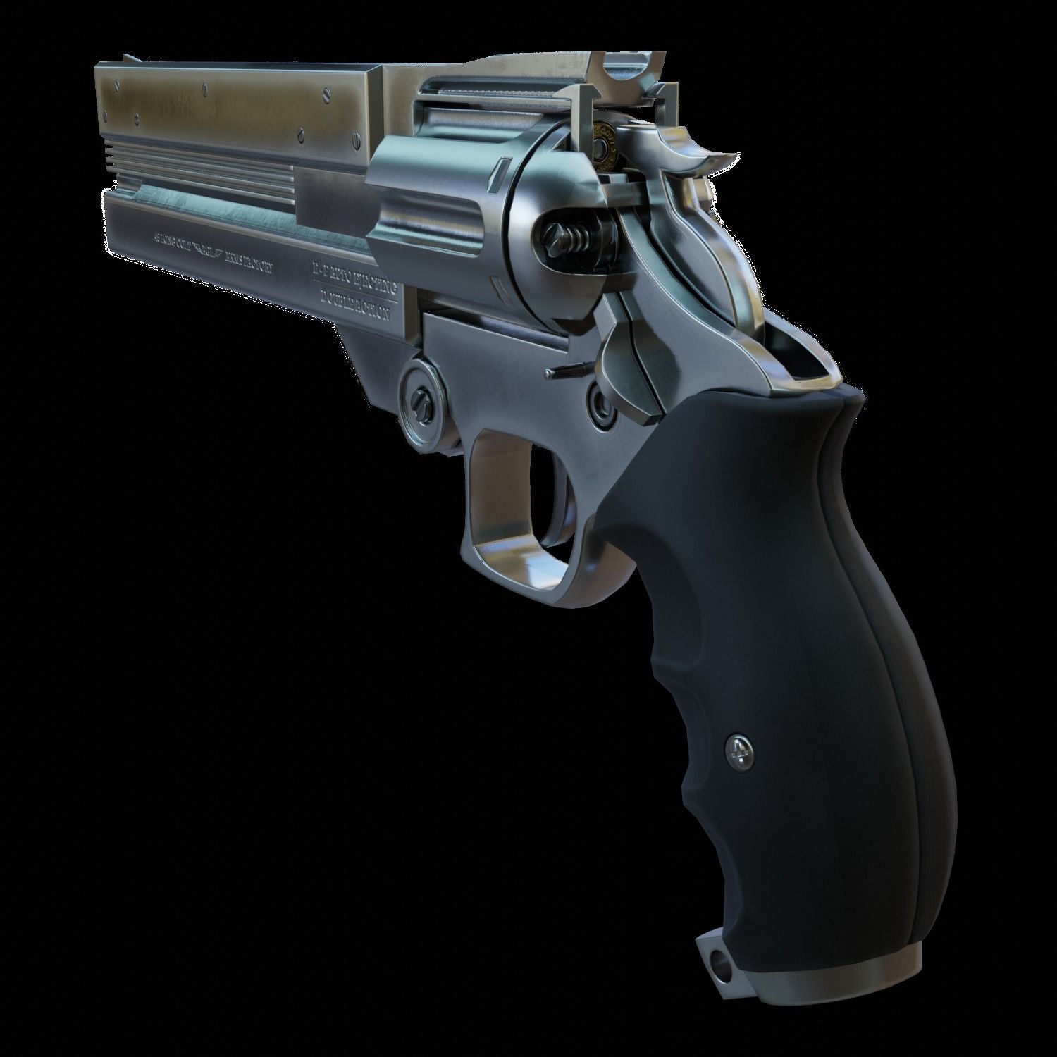 AGL Arms 45 Long Colt Low-poly 3D model_5